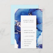 RSVP-Karte für Wasserfarben mit Wahlmöglichkeiten RSVP Karte (Vorne/Hinten)