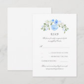 RSVP-Karte für Wasserfarbensehen RSVP Karte (Vorne/Hinten)