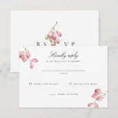 RSVP-Karte für Weintrauben RSVP Karte (Vorne/Hinten)