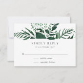 RSVP-Karte für wild lebende Wälder RSVP Karte (Vorderseite)