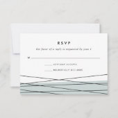 RSVP-Karte | Gray Jade RSVP Karte (Vorderseite)