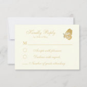 RSVP-Karte im Vintagen Stil RSVP Karte (Vorderseite)