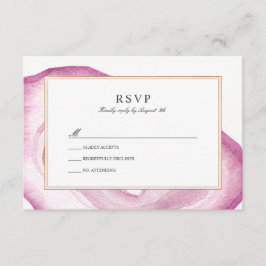 RSVP-Karte | Mauve Pink RSVP Karte