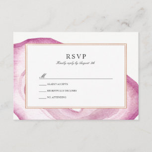 RSVP-Karte   Mauve Pink RSVP Karte