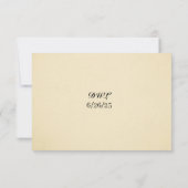 RSVP-Karte mit Mop Drift RSVP Karte (Rückseite)