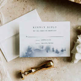 RSVP-Karte mit Snowbound RSVP Karte