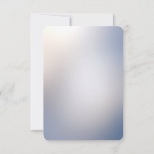 RSVP-Karte mit weißer Blüte Geblüht RSVP Karte (Rückseite)