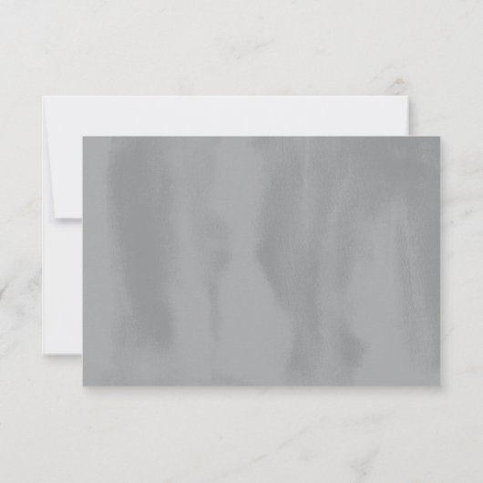 RSVP-Karte "Rrauchgraue Wasserfarben-Dip-Hochzeit" Einladung (Rückseite)