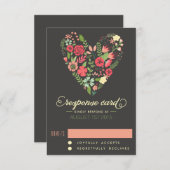 RSVP-Karte RSVP Karte (Vorne/Hinten)