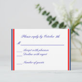 RSVP-Karte RSVP Karte (Stehend Vorderseite)