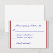 RSVP-Karte RSVP Karte (Vorne/Hinten)