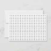 RSVP-Karte RSVP Karte (Rückseite)