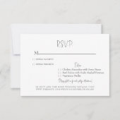 RSVP-Karte RSVP Karte (Vorderseite)