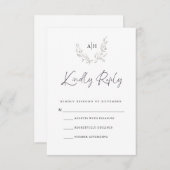 RSVP-Karte RSVP Karte (Vorne/Hinten)