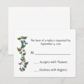 RSVP-Karte RSVP Karte (Vorne/Hinten)
