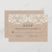 RSVP-Karte RSVP Karte (Vorne/Hinten)