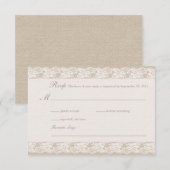 RSVP-Karte RSVP Karte (Vorne/Hinten)