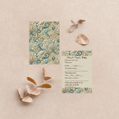 RSVP-Karte von der Perlküsteneleganz RSVP Karte