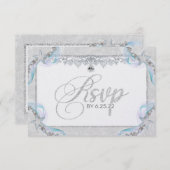 RSVP-Karte von Starfish & Diamonds Dankeskarte (Vorne/Hinten)