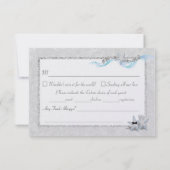 RSVP-Karte von Starfish & Diamonds Dankeskarte (Rückseite)