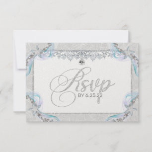 RSVP-Karte von Starfish & Diamonds Dankeskarte