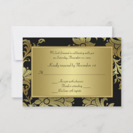RSVP-Karte zum 50. Jubiläum RSVP Karte