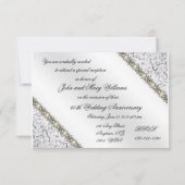 RSVP-Karte zum 60. Hochzeitstag RSVP Karte (Rückseite)