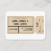 RSVP-Karte zum Thema Film Begleitkarte (Vorderseite)