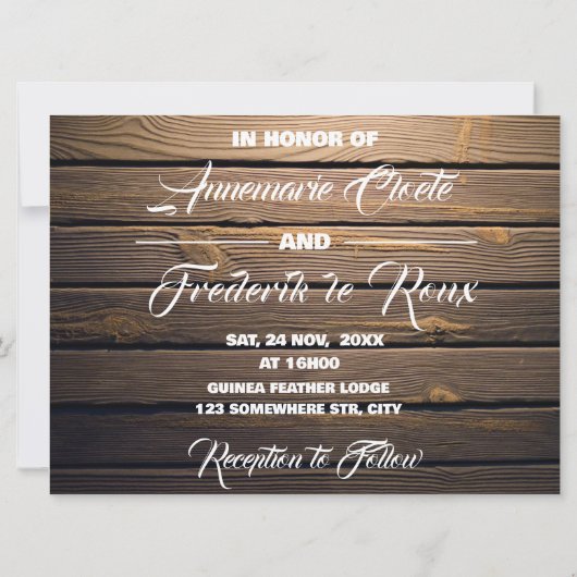 RSVP-Karten aus Holz (Rückseite)