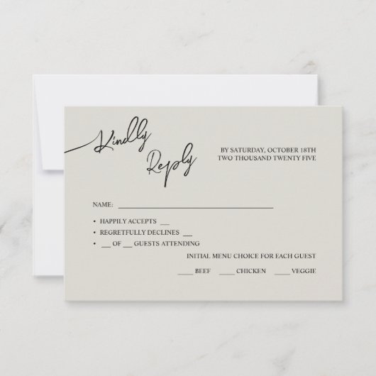 RSVP Karten Boho-chic Hochzeit, Pastellfarben. (Vorderseite)