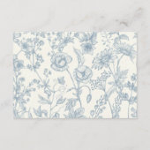 RSVP-Karten der Jahrtausende und elegant Begleitkarte (Rückseite)