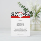 RSVP-Karten - Erforderliche 5 x 7 große Einflüsse Einladung (Stehend Vorderseite)