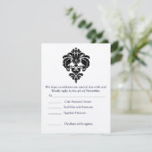 RSVP-Karten - Erforderliche 5 x 7 große Einflüsse Einladung (Stehend Vorderseite)