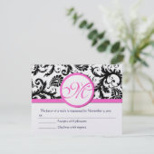 RSVP-Karten - Erforderliche 5 x 7 große Einflüsse RSVP Karte (Stehend Vorderseite)