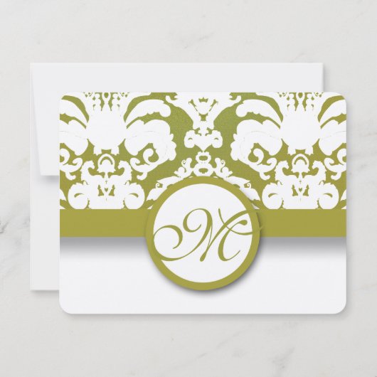 RSVP-Karten - Erforderliche 5 x 7 große Einflüsse RSVP Karte (Rückseite)