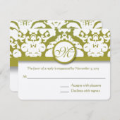 RSVP-Karten - Erforderliche 5 x 7 große Einflüsse RSVP Karte (Vorne/Hinten)