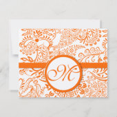 RSVP-Karten - Erforderliche 5 x 7 große Einflüsse RSVP Karte (Rückseite)