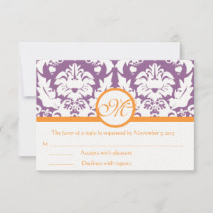 RSVP-Karten - Erforderliche 5 x 7 große Einflüsse RSVP Karte