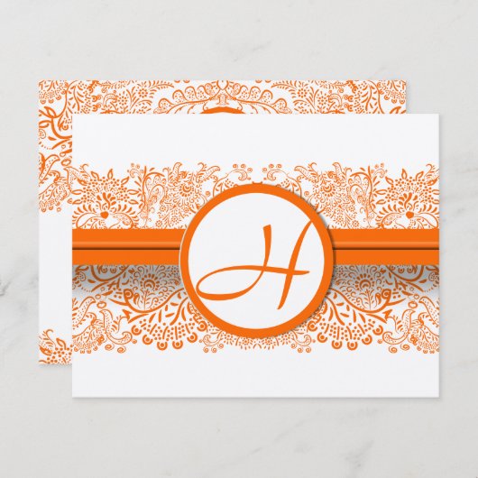 RSVP-Karten - Erforderliche 5 x 7 große Einflüsse RSVP Karte (Vorne/Hinten)