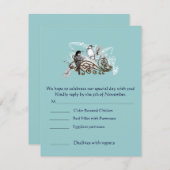 RSVP-Karten - Erforderliche 5 x 7 große Einflüsse RSVP Karte (Vorne/Hinten)