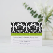 RSVP-Karten - Erforderliche 5 x 7 große Einflüsse RSVP Karte (Stehend Vorderseite)