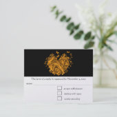 RSVP-Karten - Erforderliche 5 x 7 große Einflüsse RSVP Karte (Stehend Vorderseite)