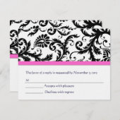 RSVP-Karten - Erforderliche 5 x 7 große Einflüsse RSVP Karte (Vorne/Hinten)