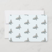 RSVP-Karten für Beach Wedding (Rückseite)