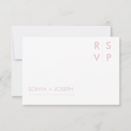 RSVP-Karten für Blumenhochzeiten Einladung