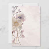 RSVP-Karten für Blumenzwiebelblumen Einladung (Rückseite)