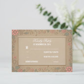 RSVP-Karten für Blumenzwiebeln RSVP Karte (Stehend Vorderseite)