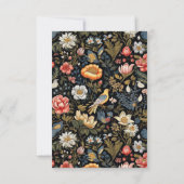 RSVP-Karten für die Hochzeit im verzauberten Garte RSVP Karte (Rückseite)