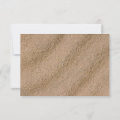 RSVP-Karten für die Strandnähe RSVP Karte (Rückseite)