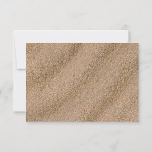 RSVP-Karten für die Strandnähe RSVP Karte (Rückseite)